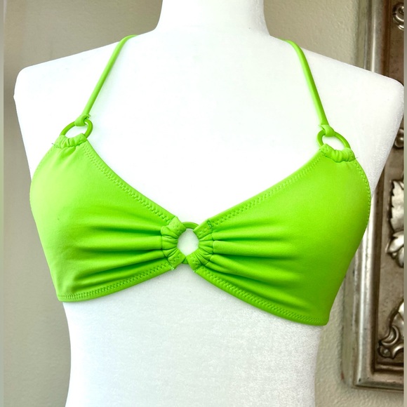 HOT neon green bikini top - Picture 2 of 5